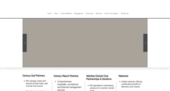 Desktop Screenshot of centurygolf.com
